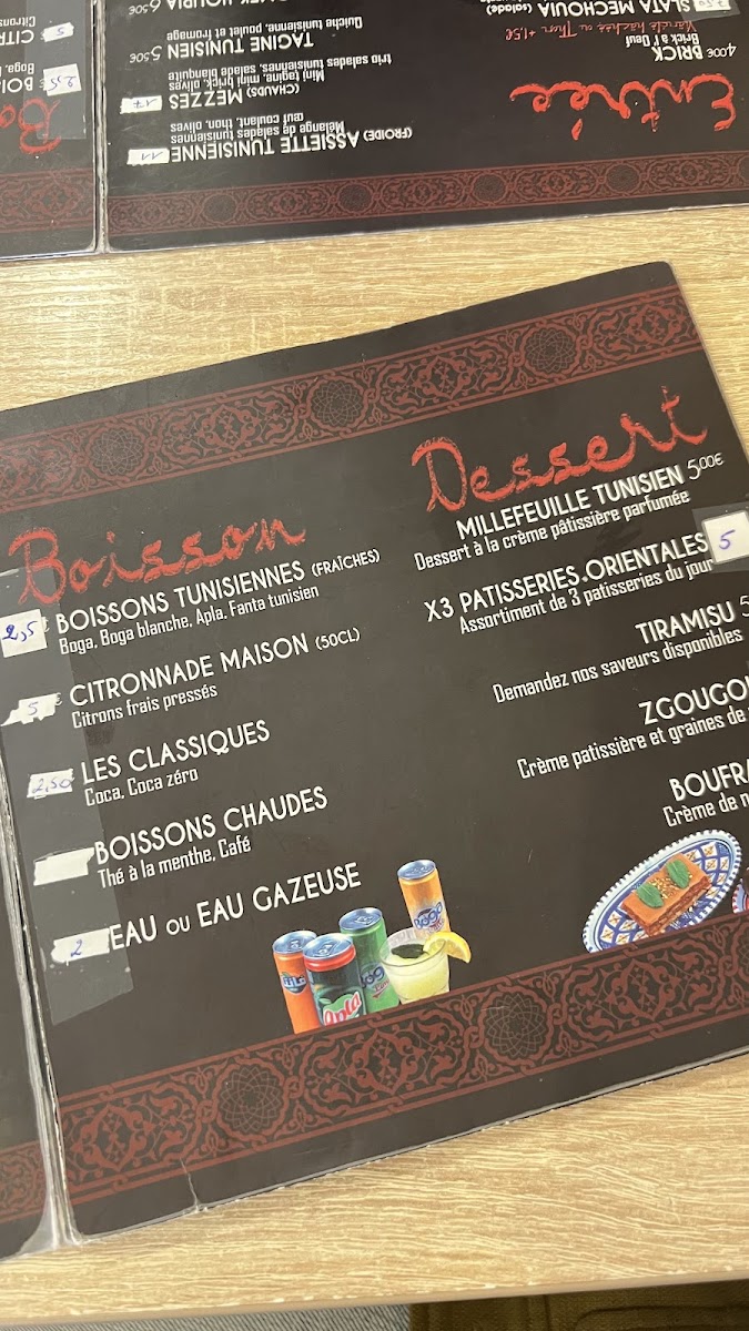 Menu Tunisian Canteen-6