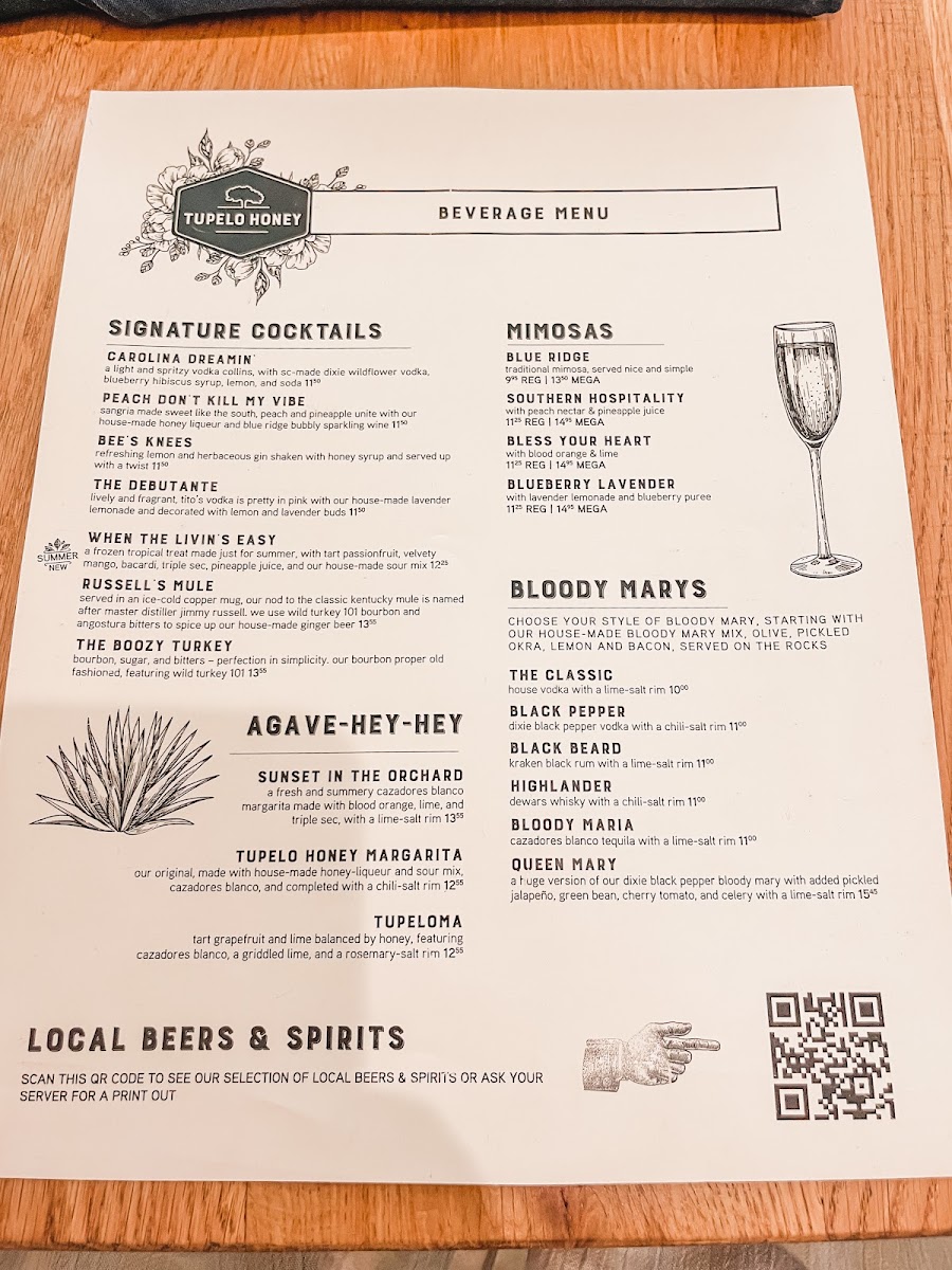Menu Tupelo Honey Southern Kitchen & Bar-6