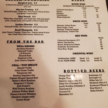 Menu Tuptim Thai Lara-2