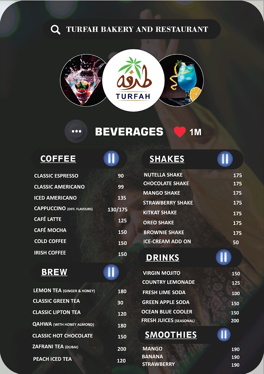 Menu Turfah Bakery And Restaurant-1