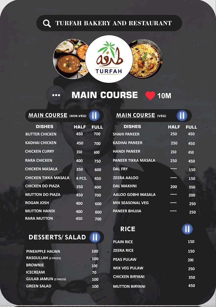 Menu Turfah Bakery And Restaurant-4