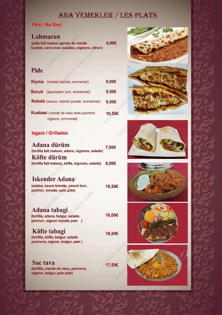 Menu Turkish Resto Cafe-1
