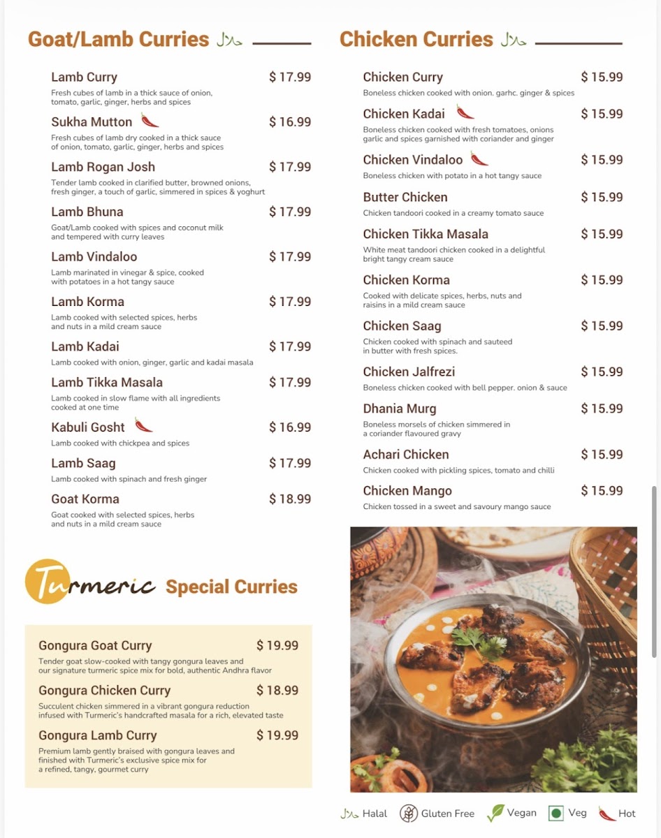 Menu Turmeric Indian Bistro-3