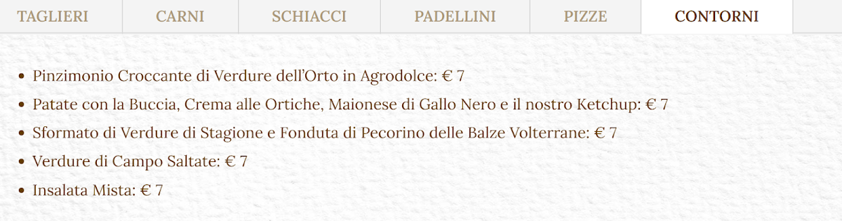Menu Tuscany Country Food-5