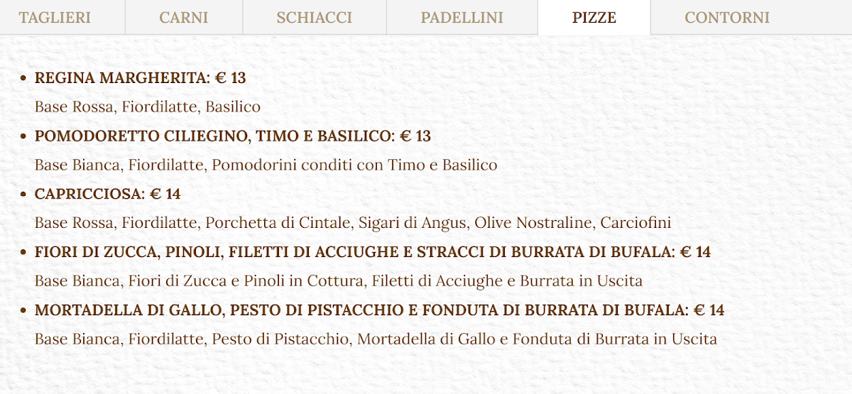 Menu Tuscany Country Food-6