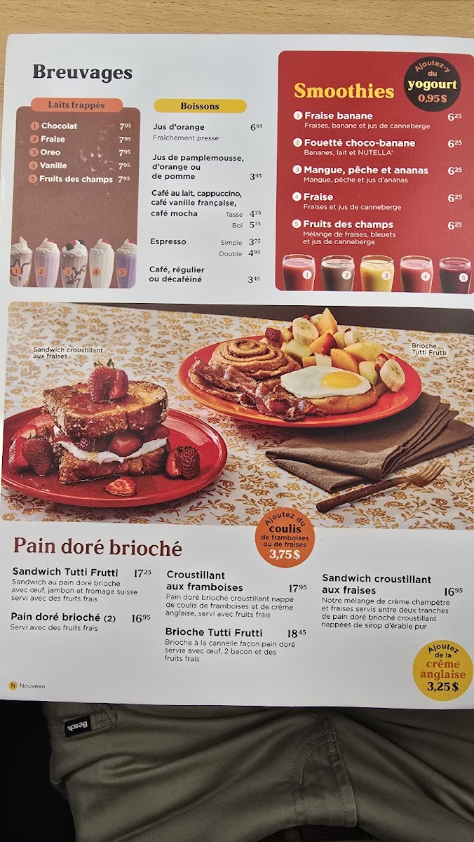 Menu Tutti Frutti Déjeuner Et Diner-3
