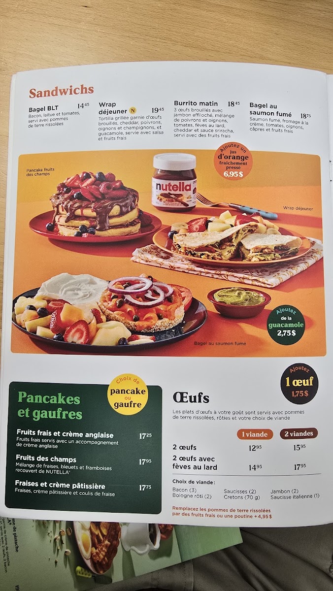 Menu Tutti Frutti Déjeuner Et Diner-6