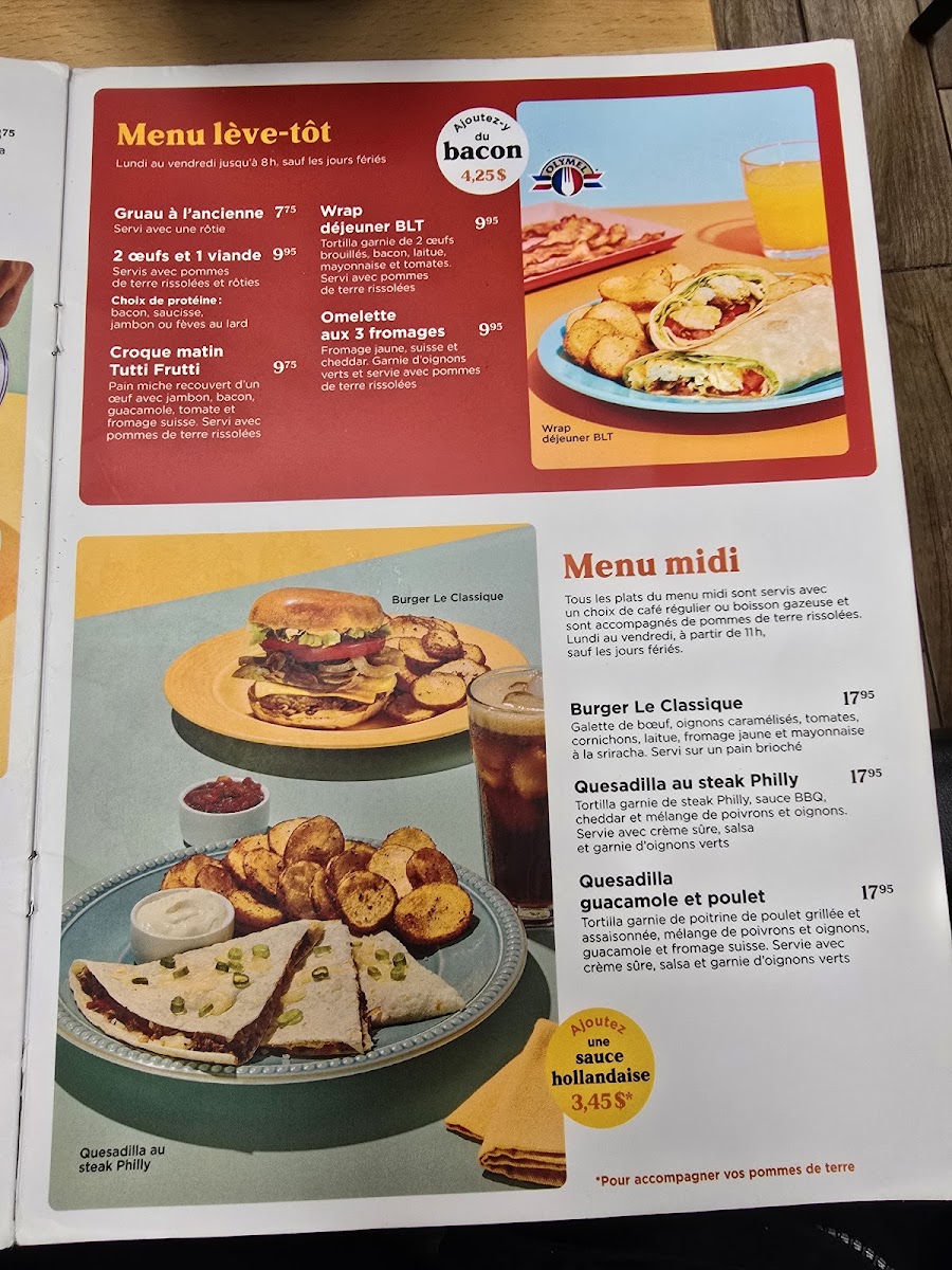 Menu Tutti Frutti Déjeuner Et Diner-7