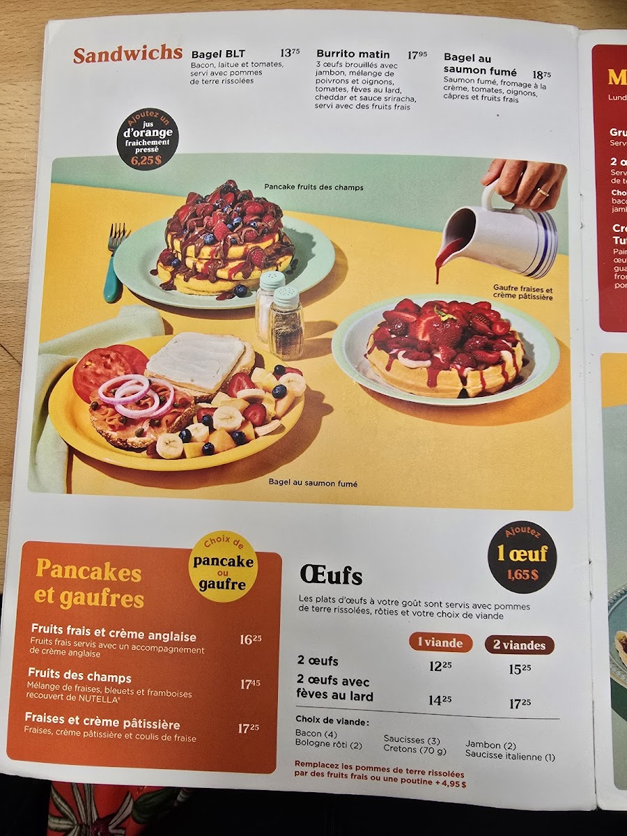 Menu Tutti Frutti Déjeuner Et Diner-9