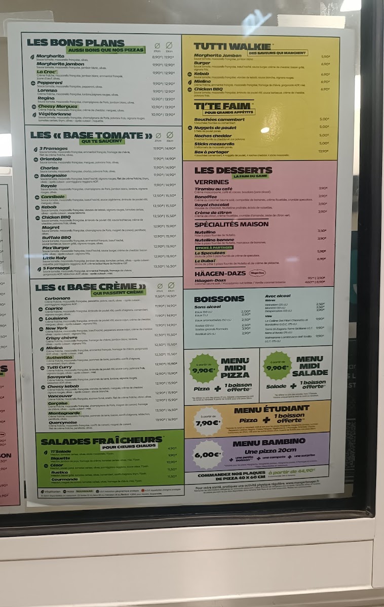 Menu Tutti Pizza Toulouse Jules Julien-5