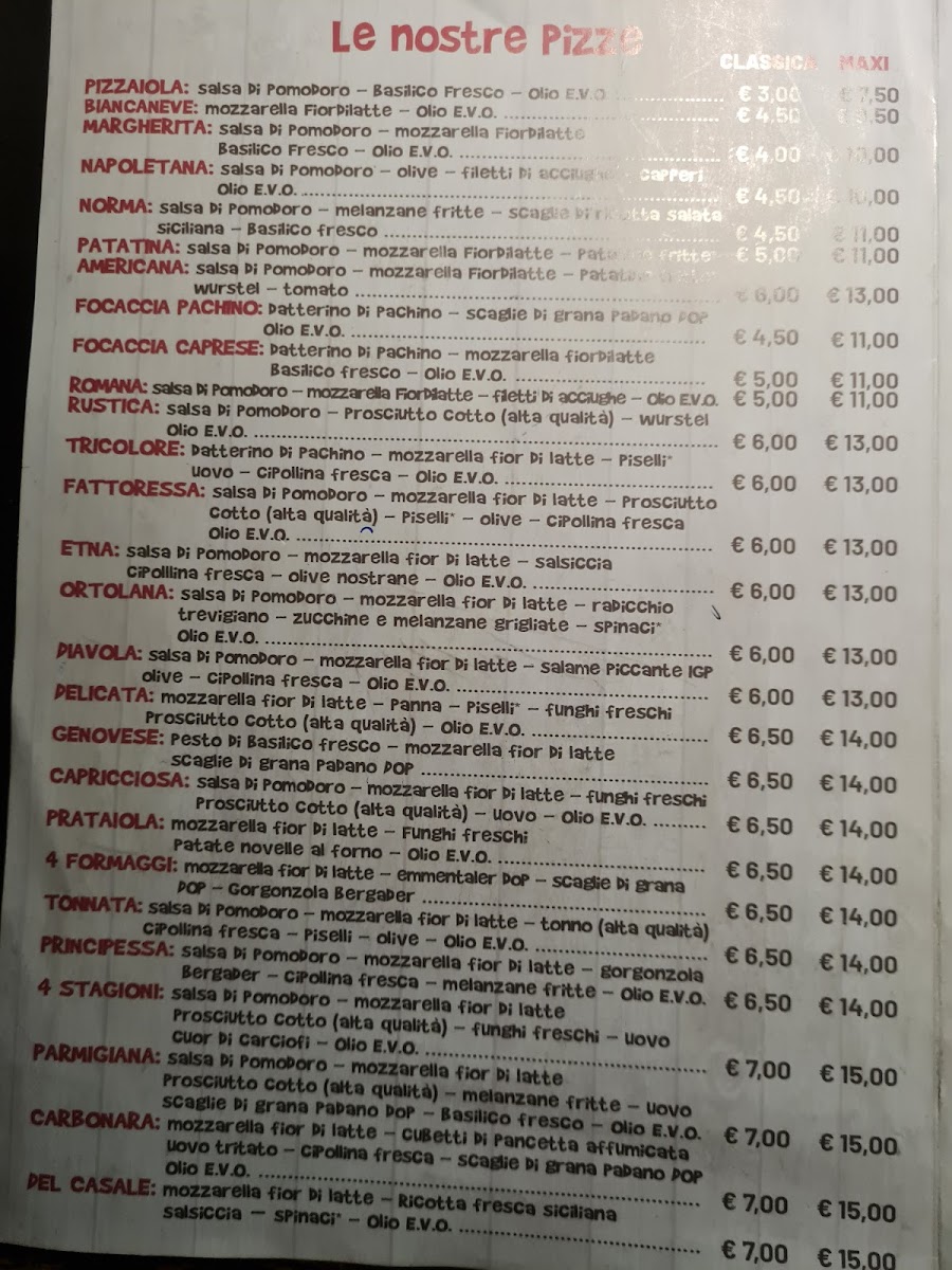 Menu Tutto Pizza Di Marino Giuseppe-7