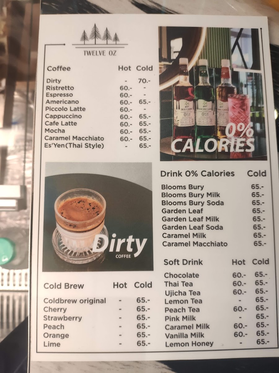 Menu Twelve Oz Café Chiang Mai-7