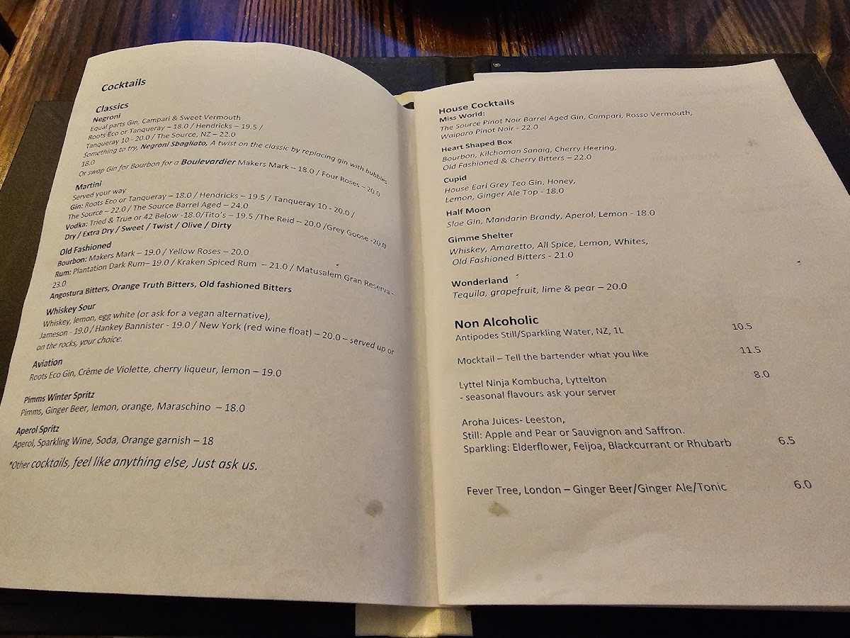 Menu Twenty Seven Steps-6