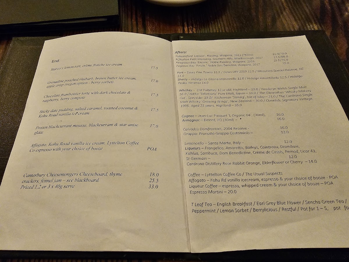 Menu Twenty Seven Steps-7