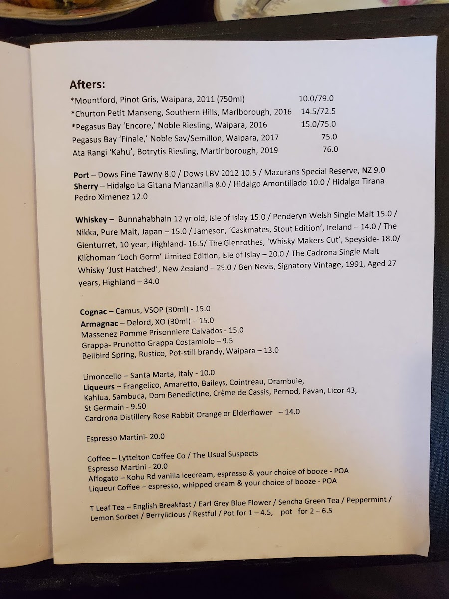 Menu Twenty Seven Steps-8
