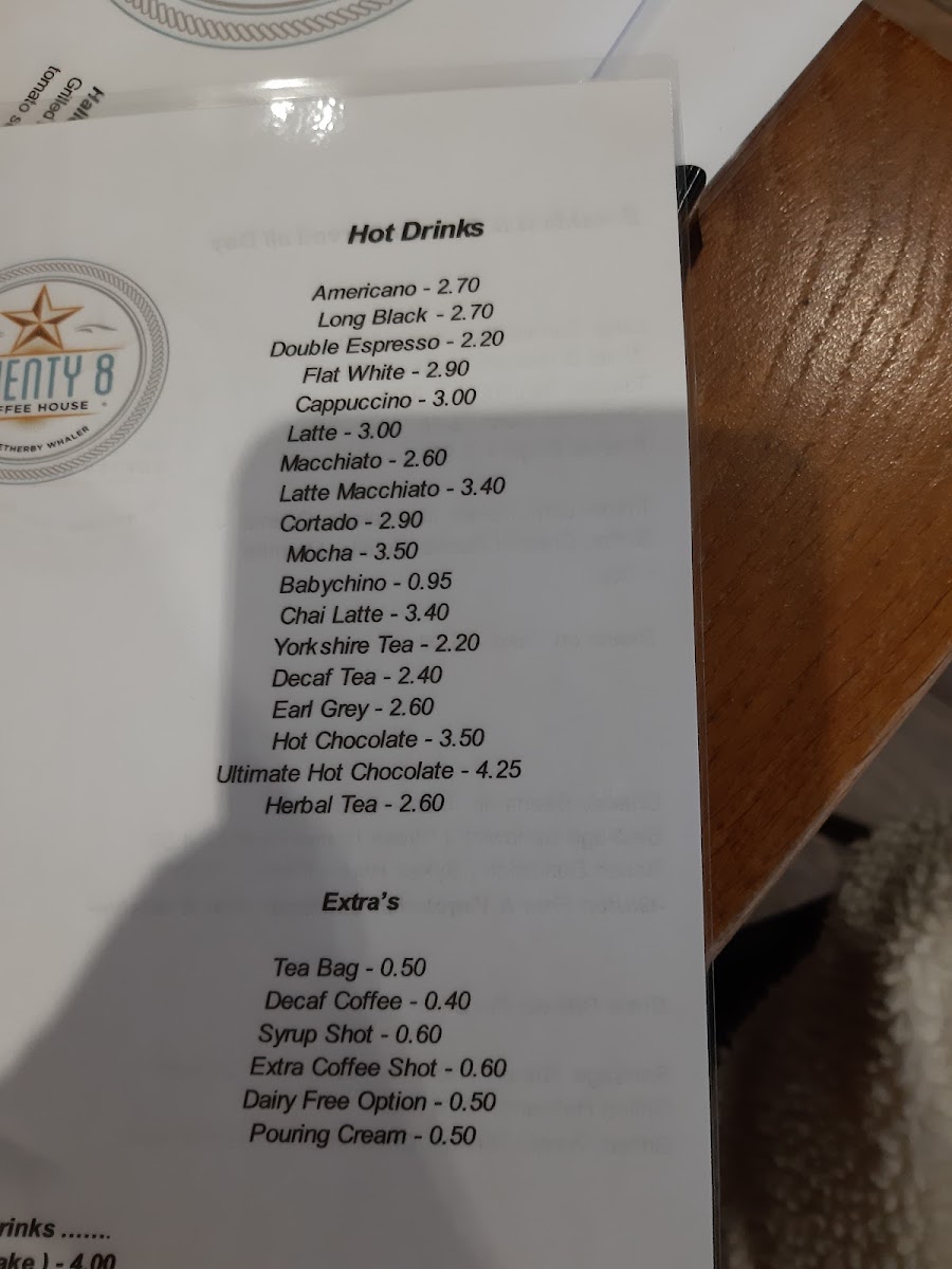 Menu Twenty8 Coffee-3