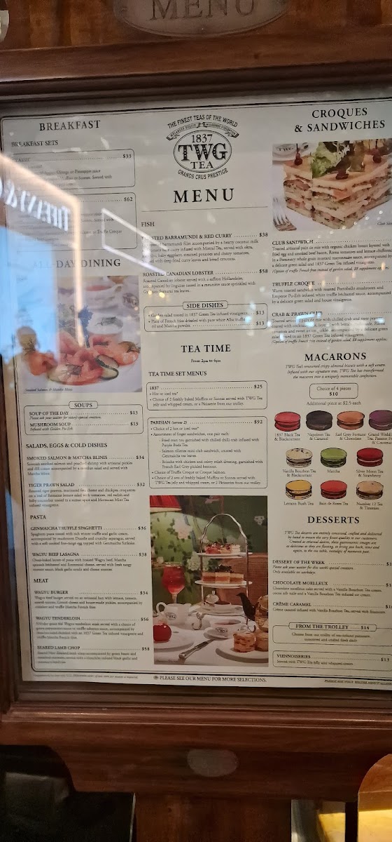 Menu Twg Tea On The Bay At Marina Bay Sands-5