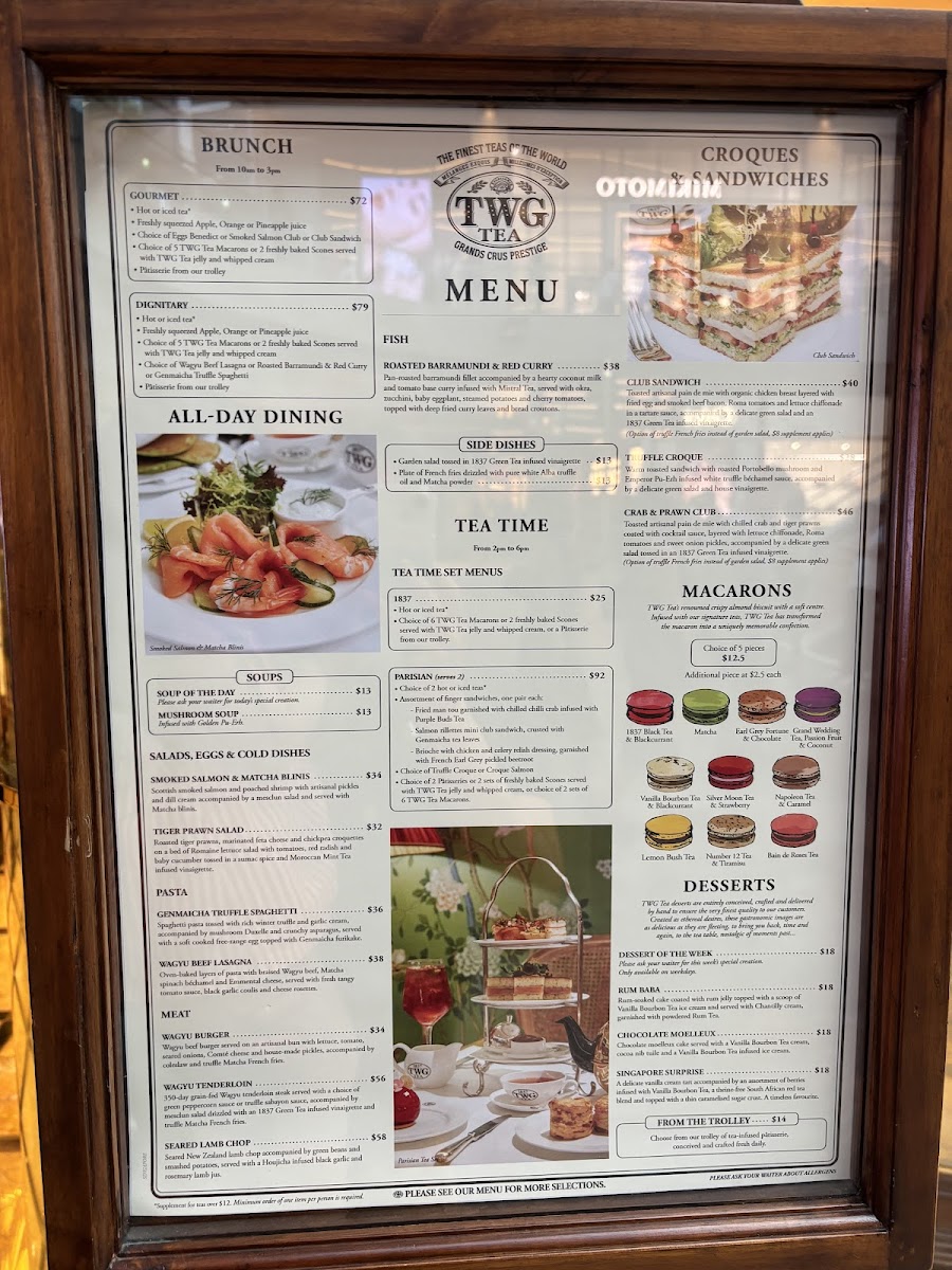 Menu Twg Tea On The Bay At Marina Bay Sands-9