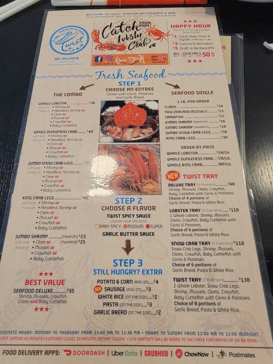 Menu Twist-6
