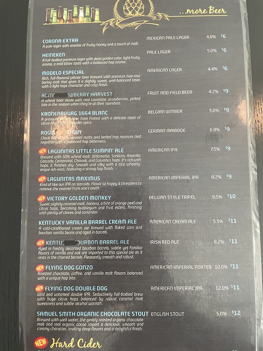 Menu Twist-7