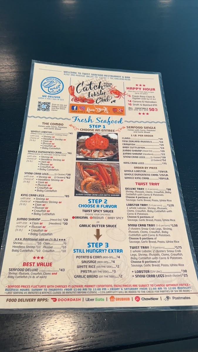 Menu Twist-8