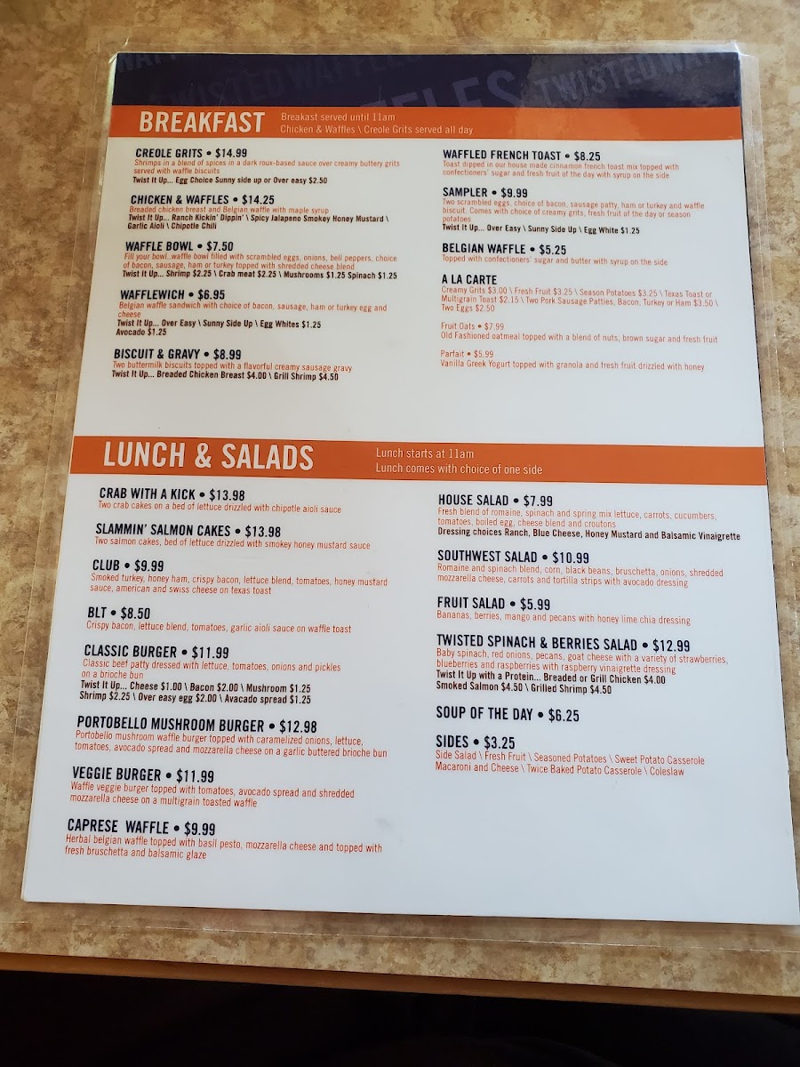 Menu Twisted Waffles Nola-5