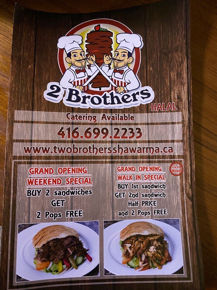 Menu Two Brothers Shawarma-8