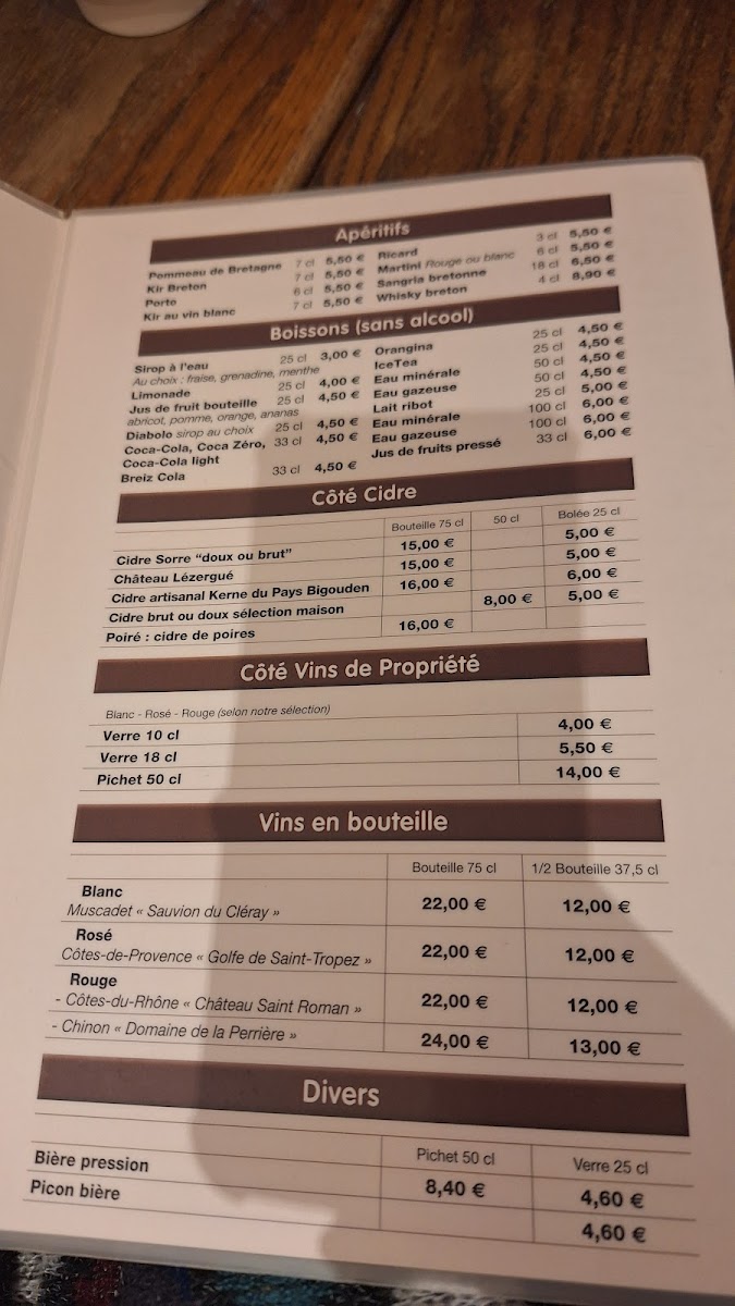 Menu Ty Breiz Crêperie-7