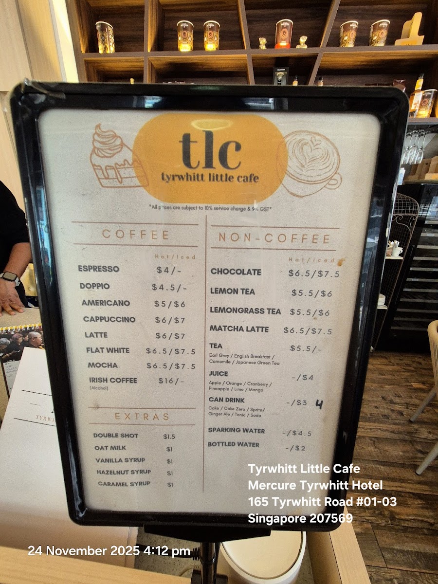 Menu Tyrwhitt Little Cafe-1