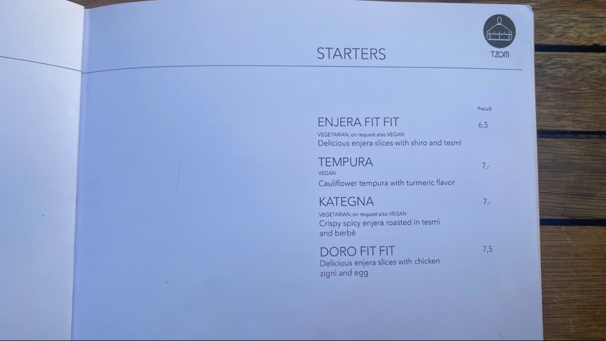 Menu Tzom - Eritrean Restaurant-5