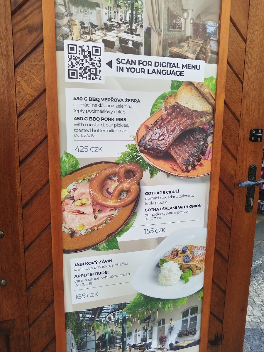 Menu U Malvaze - Czech Restaurant-5