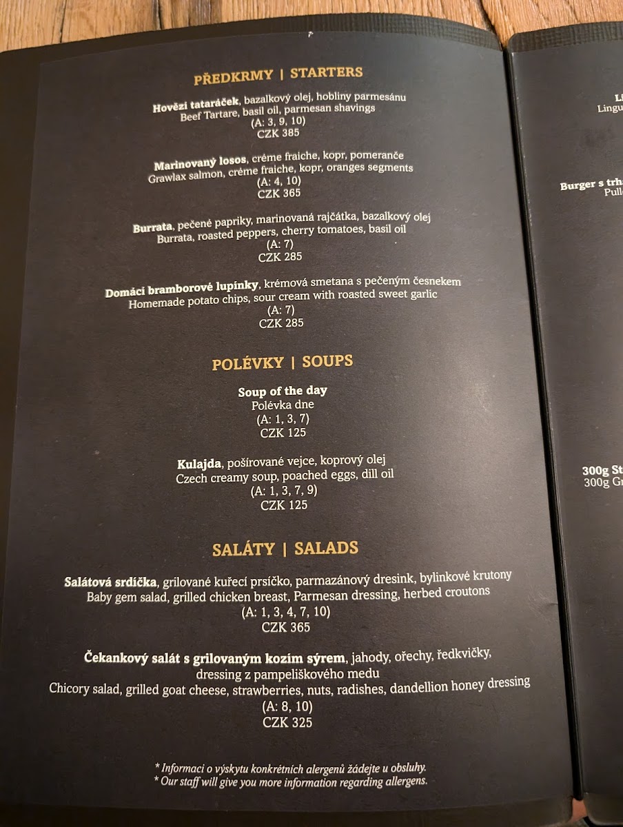 Menu U Malvaze - Czech Restaurant-6