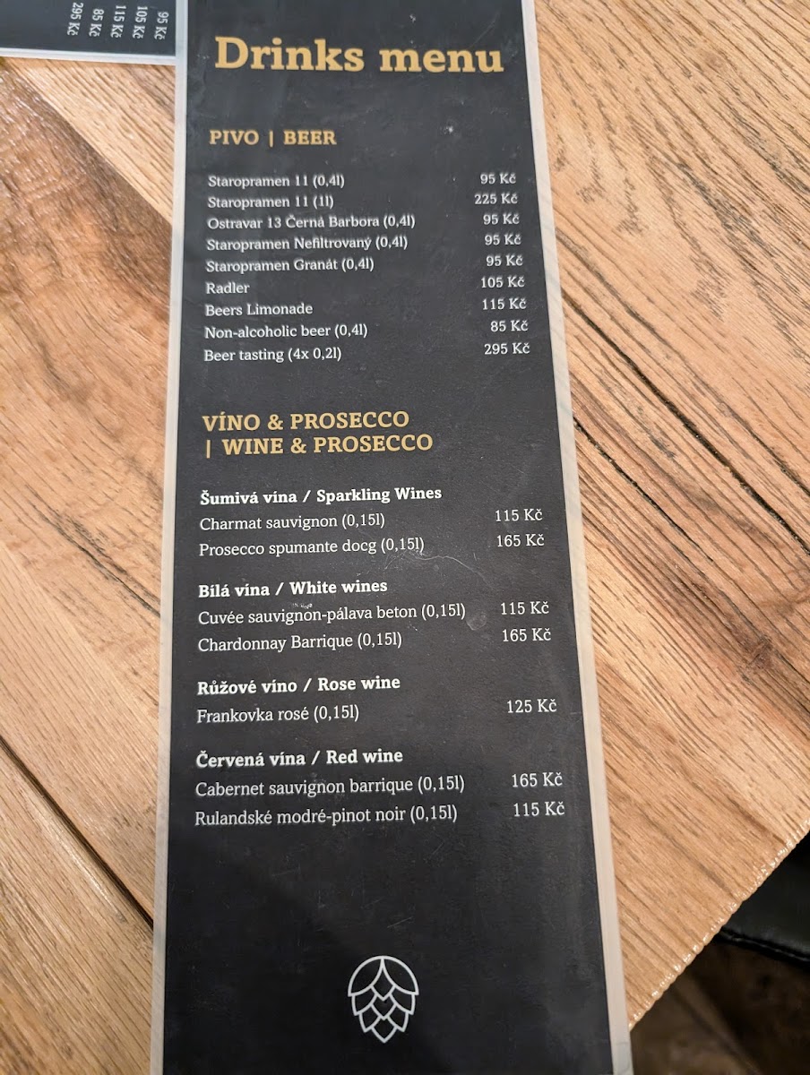 Menu U Malvaze - Czech Restaurant-9