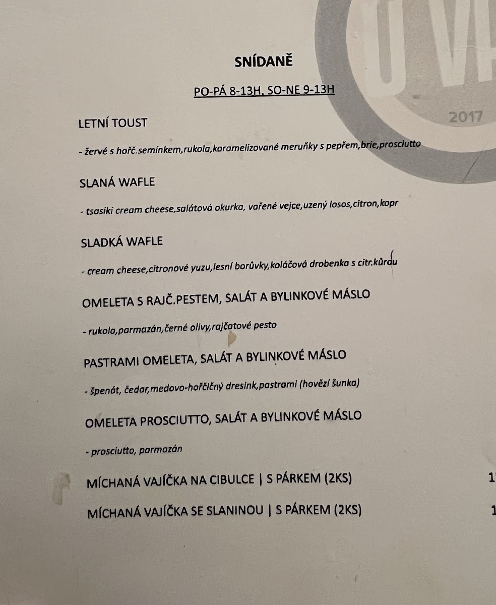 Menu U Vas-1