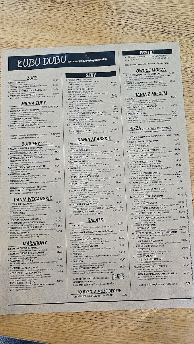 Menu Łubu Dubu-2