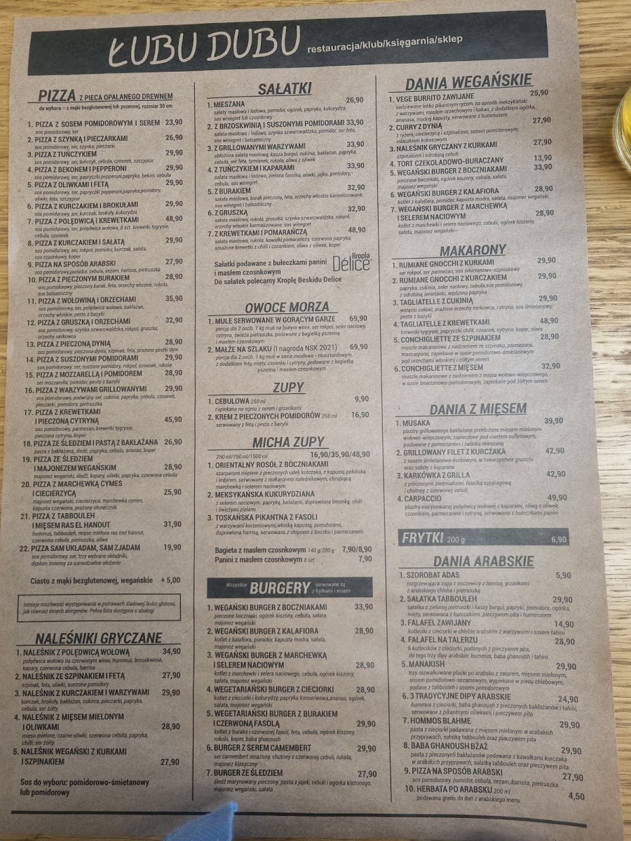 Menu Łubu Dubu-5