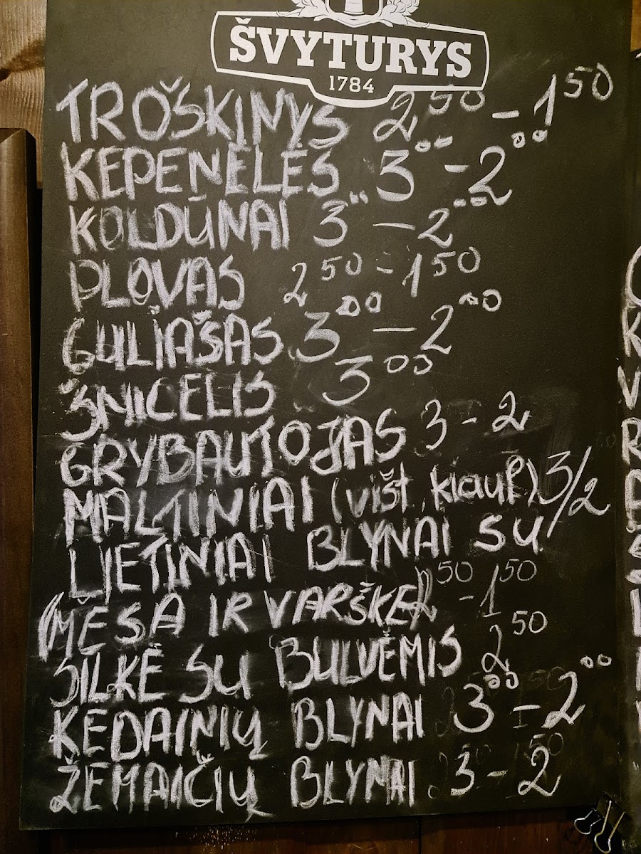 Menu Užeiga „Pas Jadvygą“-10