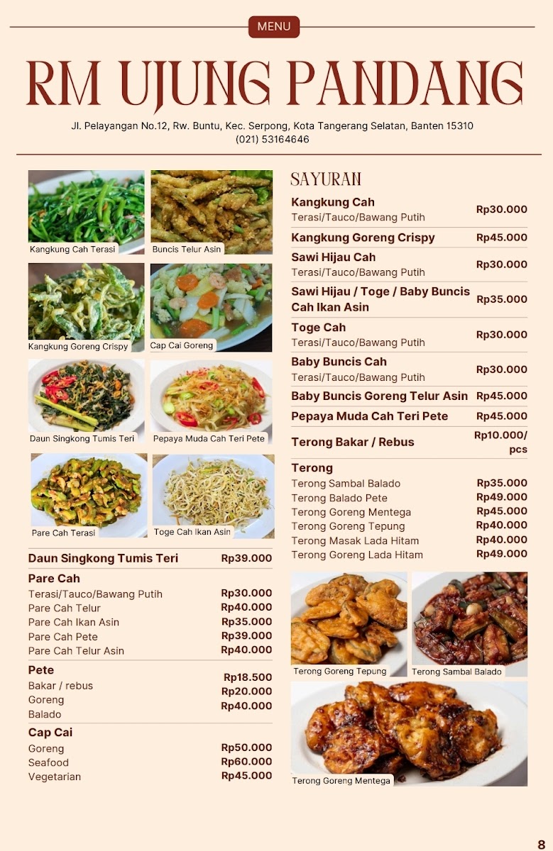 Menu Ujung Pandang Restaurant - Seafood & Grilled Chicken-3