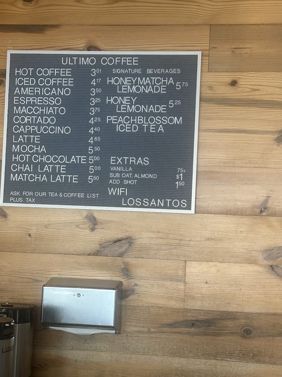 Menu Ultimo Coffee-1