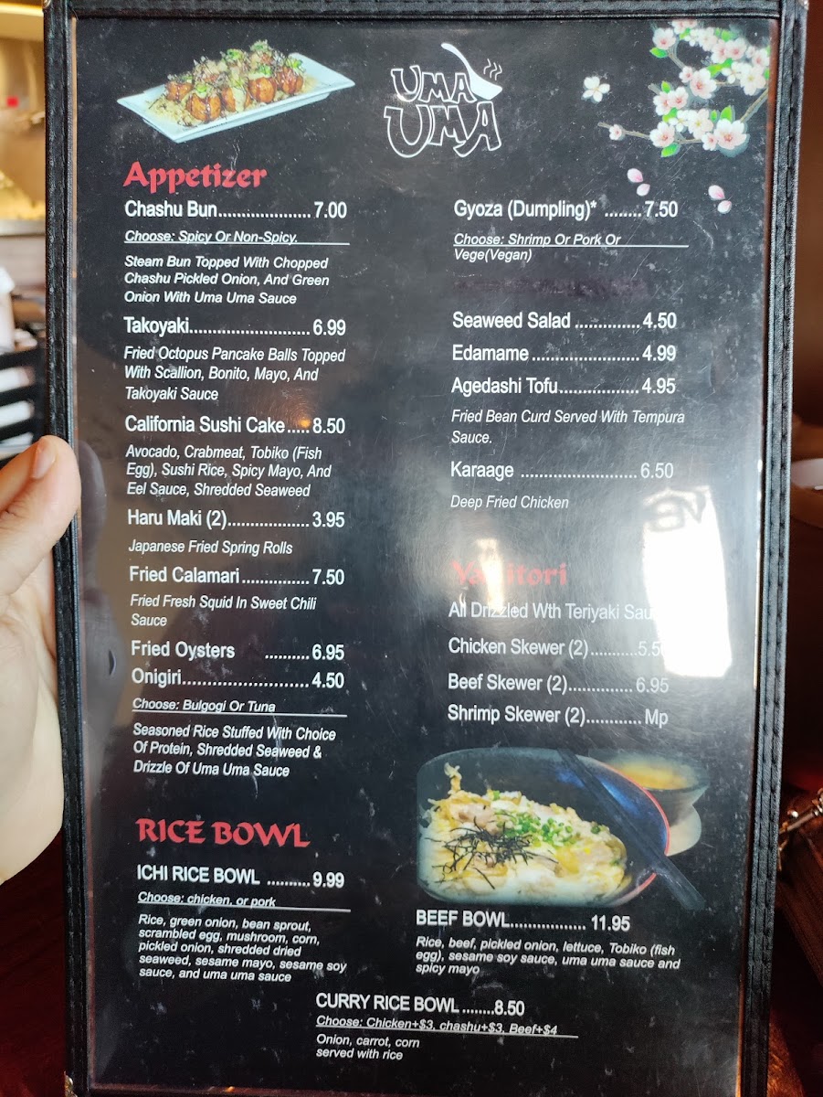 Menu Uma Uma Ramen-10