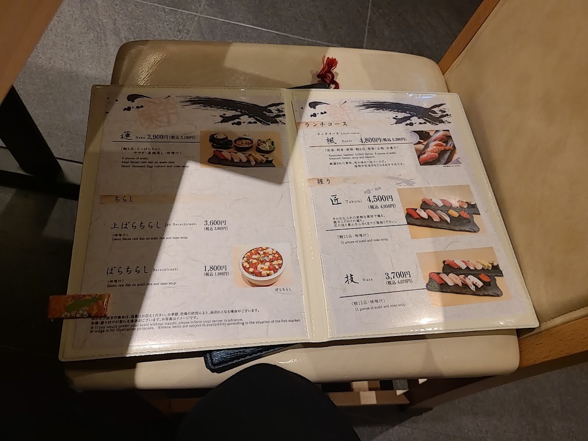 Menu Umai Sushikan Ginza Honten-10