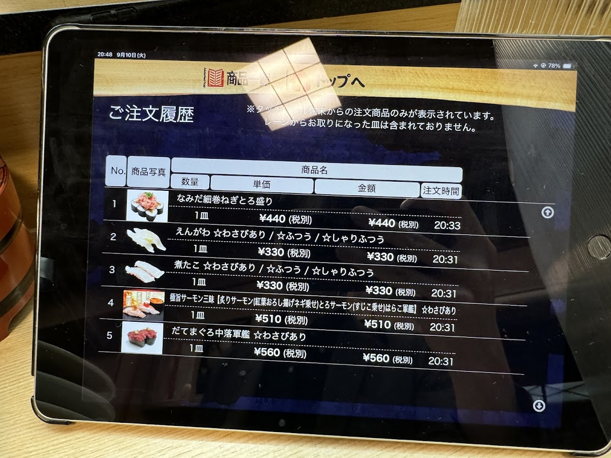 Menu Umaisushikan Yamagataminami Shiten-7