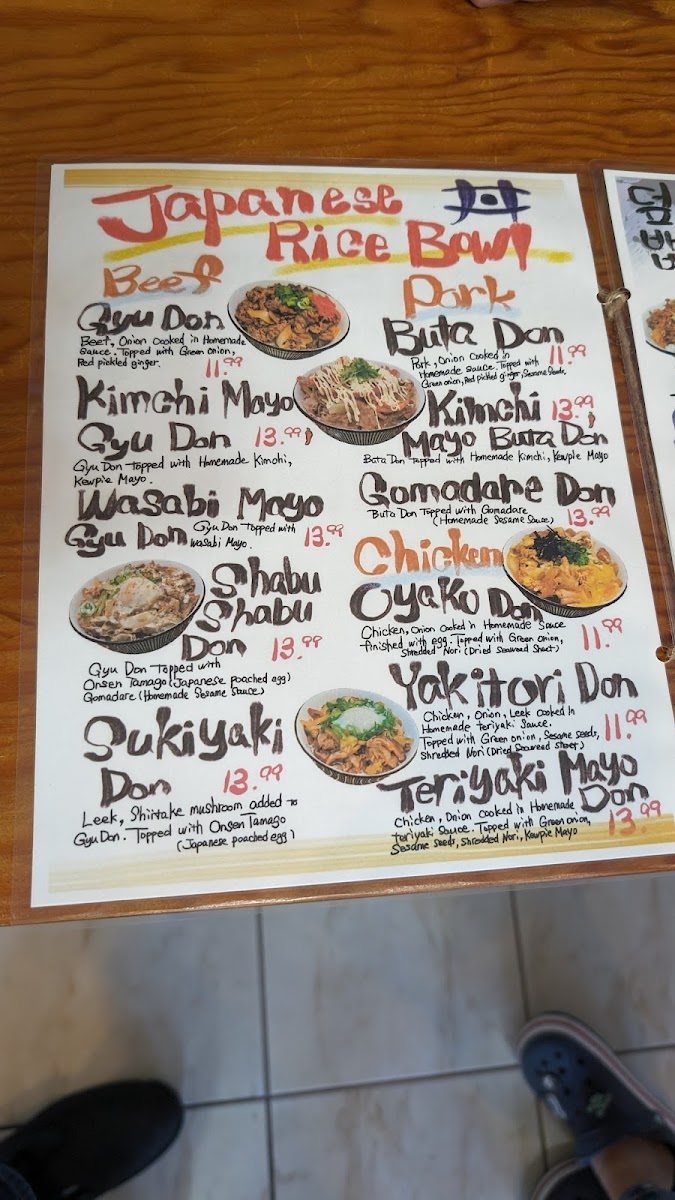 Menu Umami Express Japanese And Korean Food Takeout And Catering-10