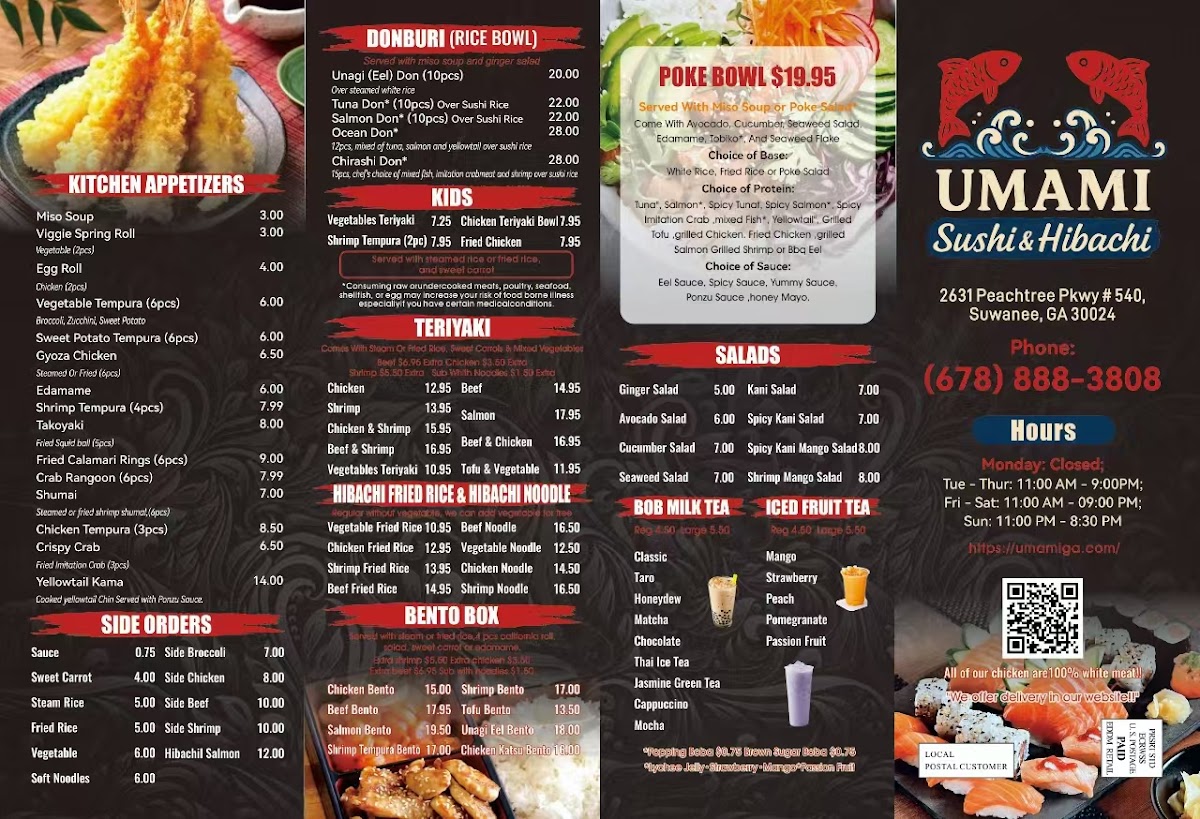 Menu Umami Sushi And Hibachi-2