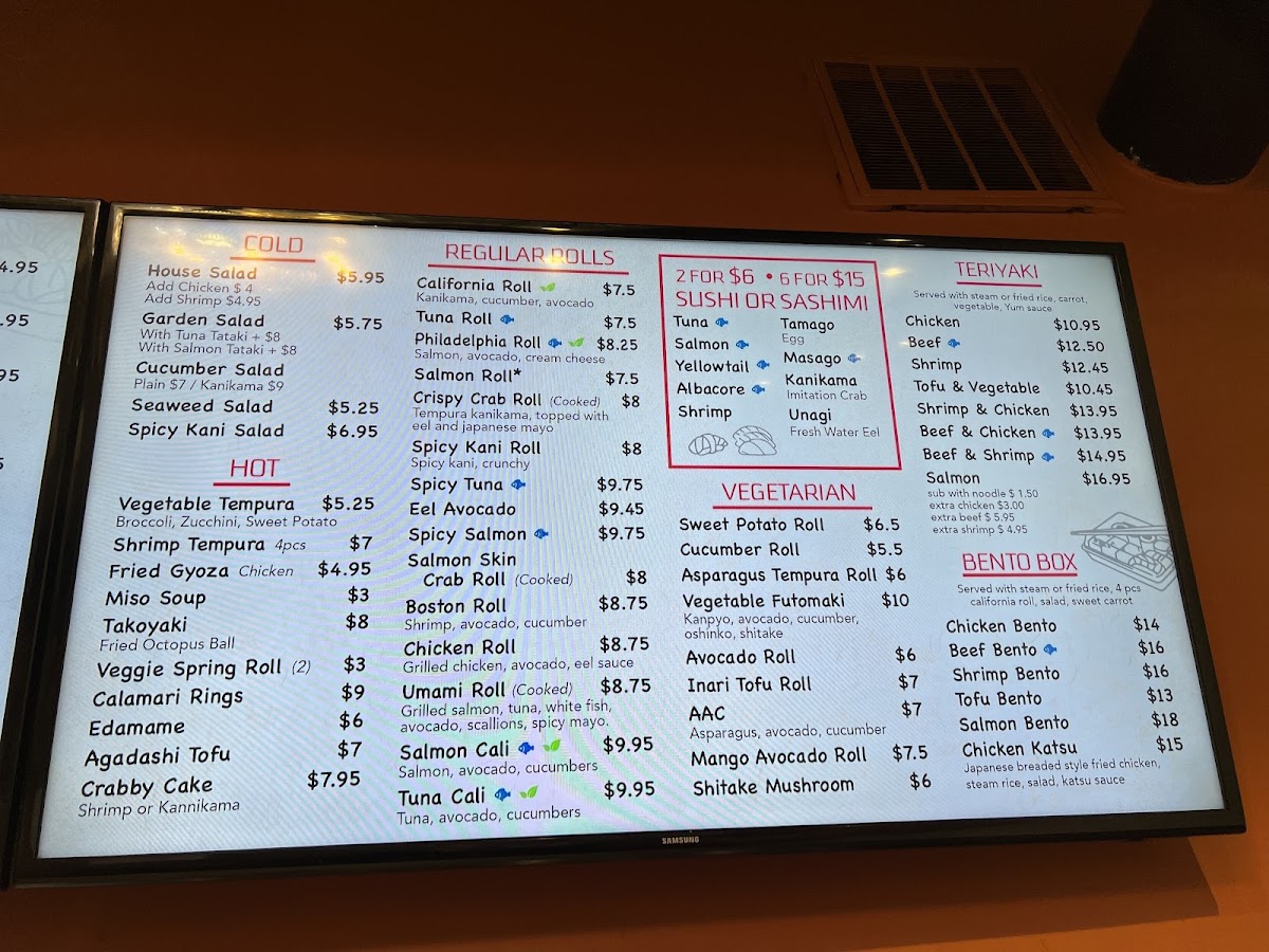 Menu Umami Sushi And Hibachi-5