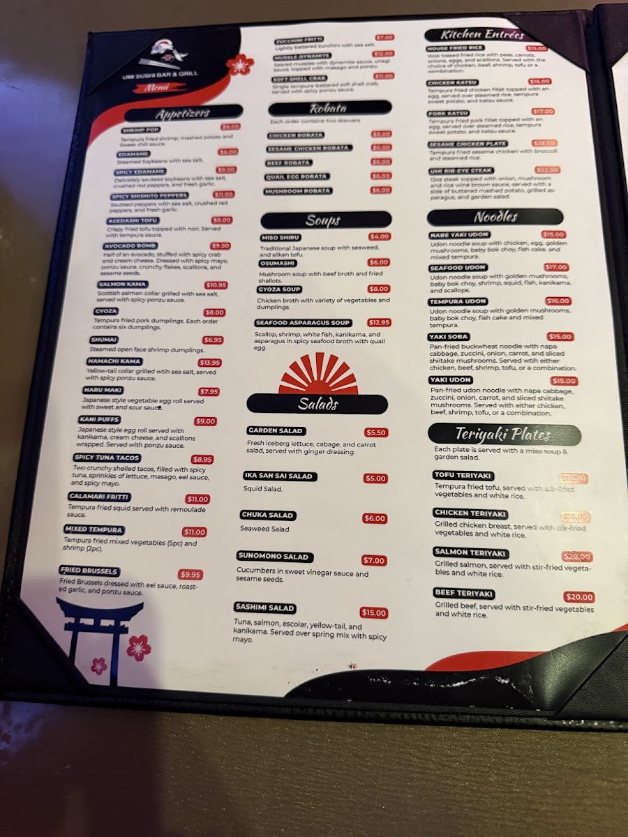 Menu Umi Sushi Bar & Grill-2