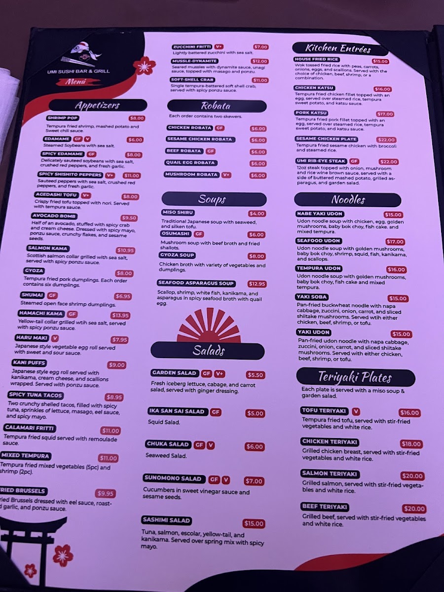 Menu Umi Sushi Bar & Grill-4