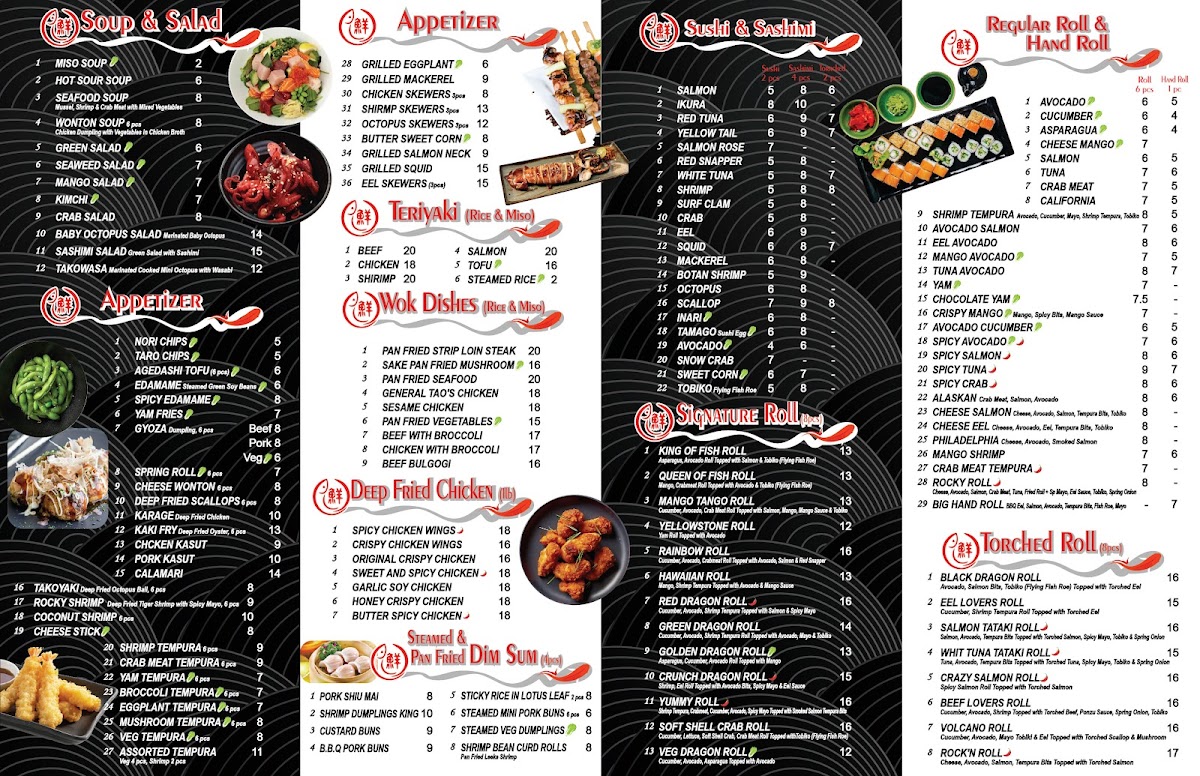 Menu Umi Sushi House Ayce-1