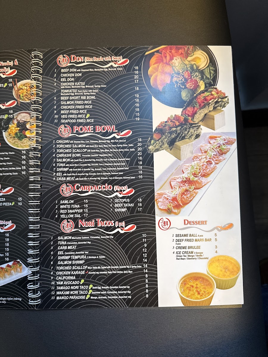 Menu Umi Sushi House Ayce-5