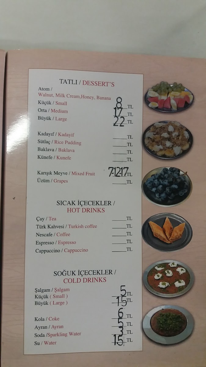 Menu Umut Ocakbaşı-3